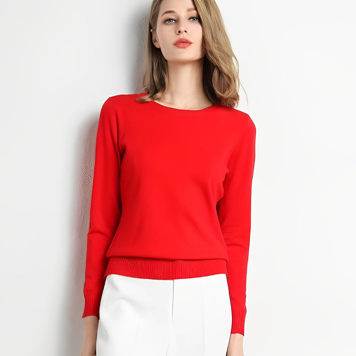 Carmella - Bequemer und weicher Damenpullover aus Strick