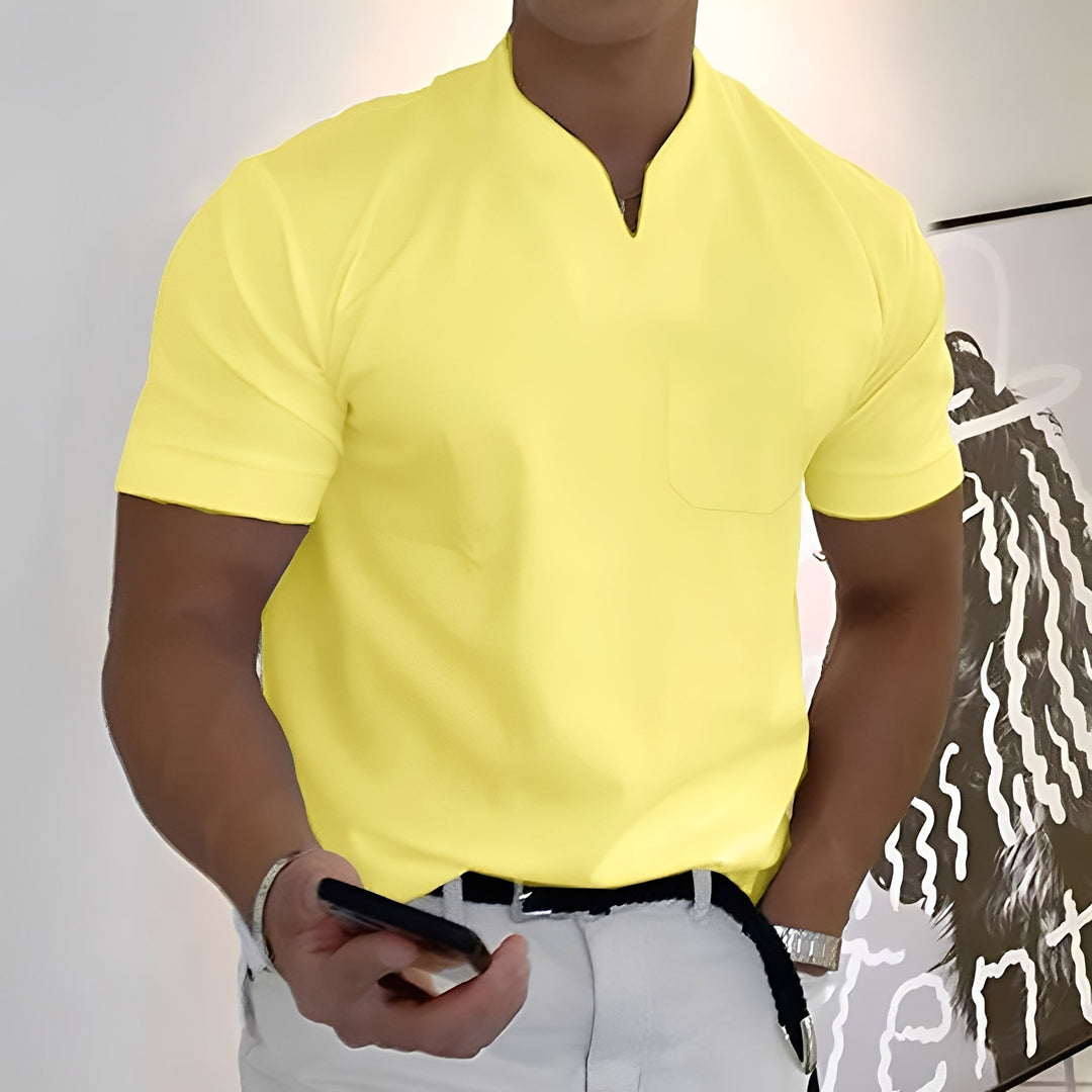 Dylan - Eng anliegendes, kurzärmeliges Herren-Businesshemd