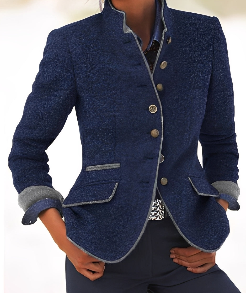 Kaelyn - Zeitgemäße Damenjacke mit Taschen für den täglichen Gebrauch