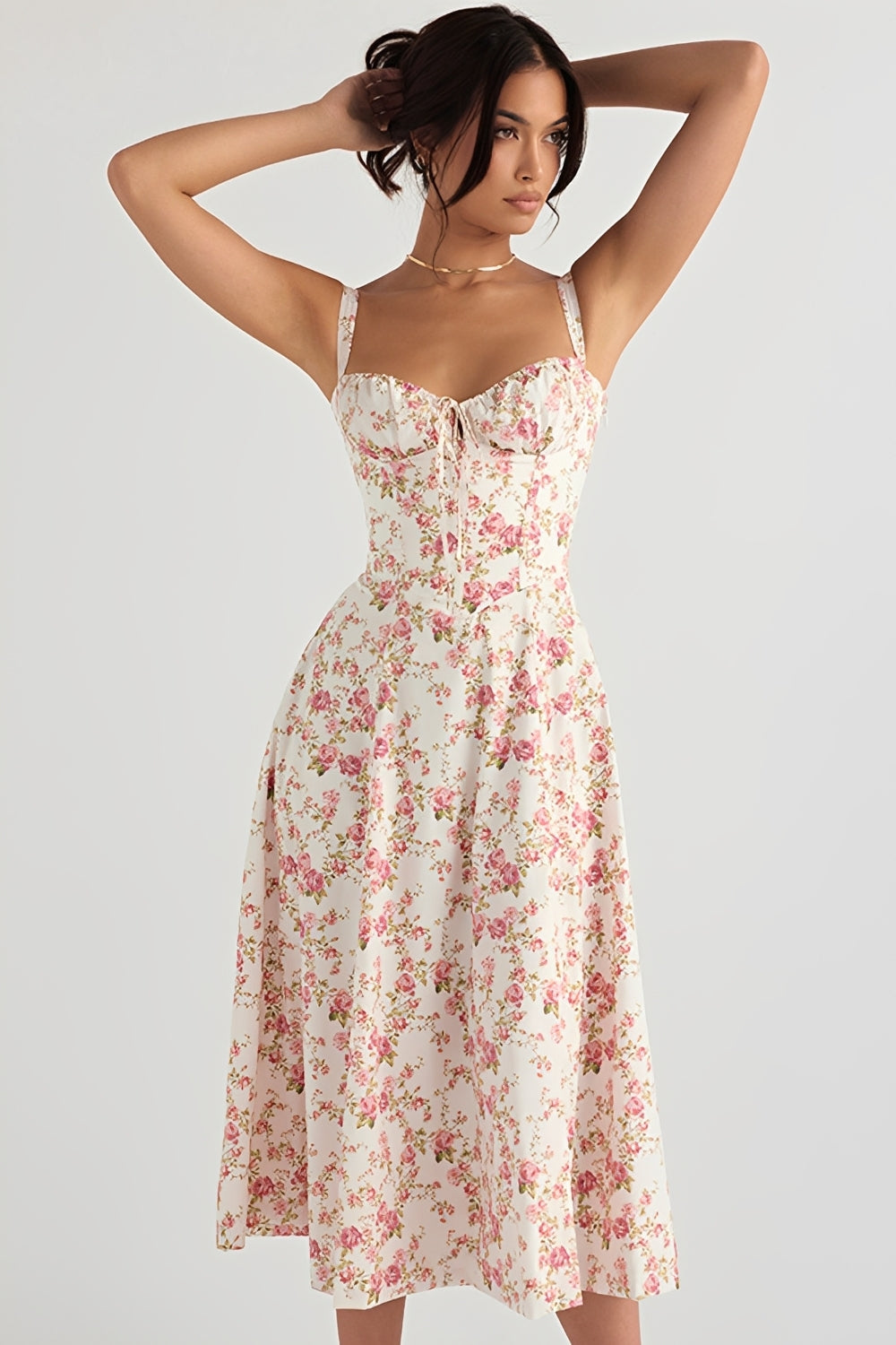 Claudia - Schickes Damen-Blumenkleid