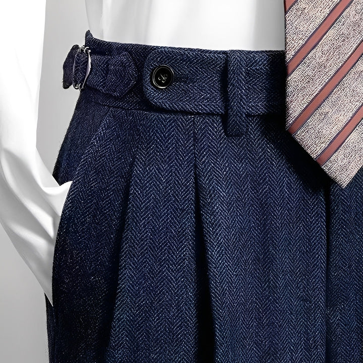 Osbert - Bequeme Tweed-Wollhose für Herren