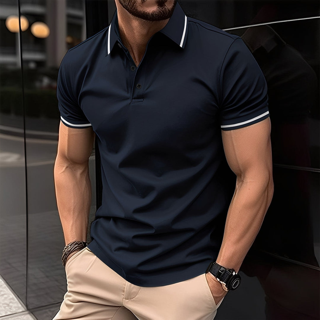 Mervyn - Komfortables, kurzärmeliges Herren-Sport-Poloshirt