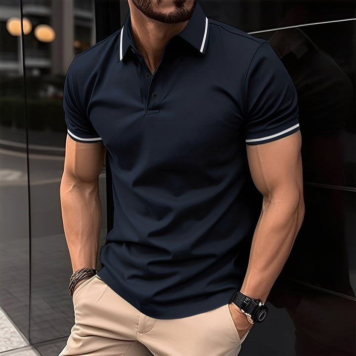 Mervyn - Komfortables, kurzärmeliges Herren-Sport-Poloshirt