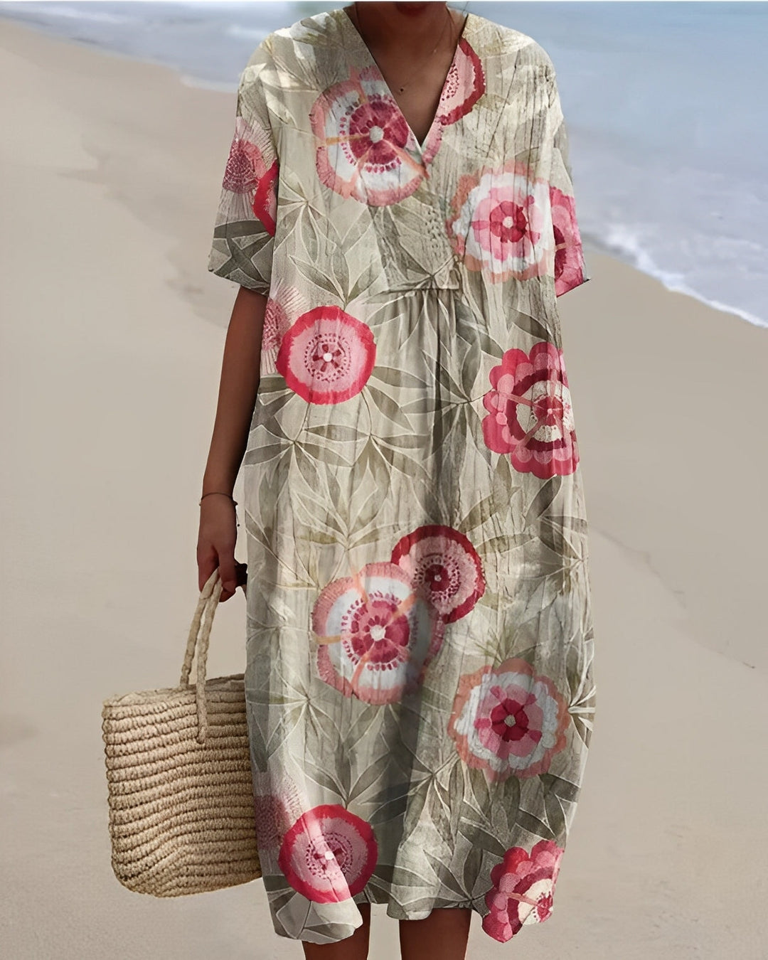 Romilly - Damen-Sommerkleid mit buntem Muster