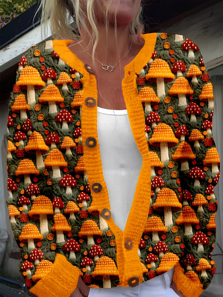 Kandace - Schicker Cardigan mit Blumenmuster für Damen