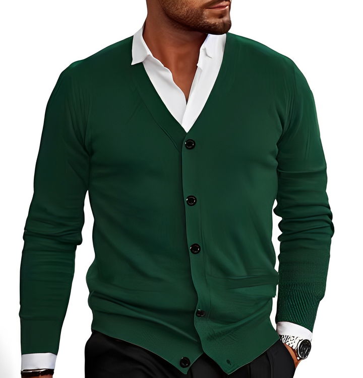 Kyler - Eleganter Herren-Cardigan mit Knöpfen