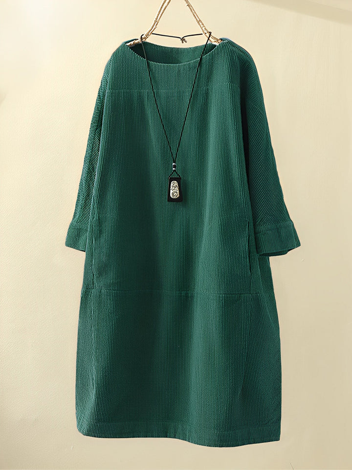 Amie - Leichtes, weites Damen-Cordkleid