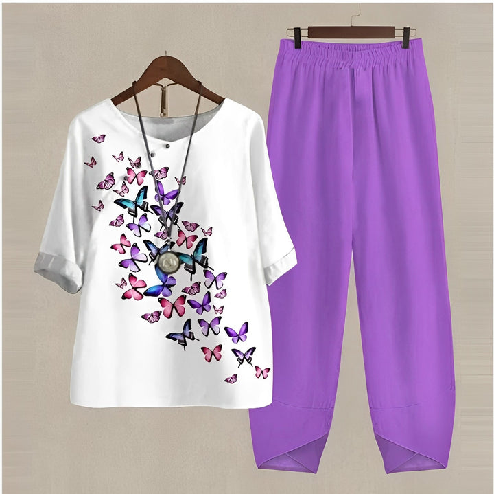 Samsa - Elegantes, lockeres Sommeroutfit für Damen