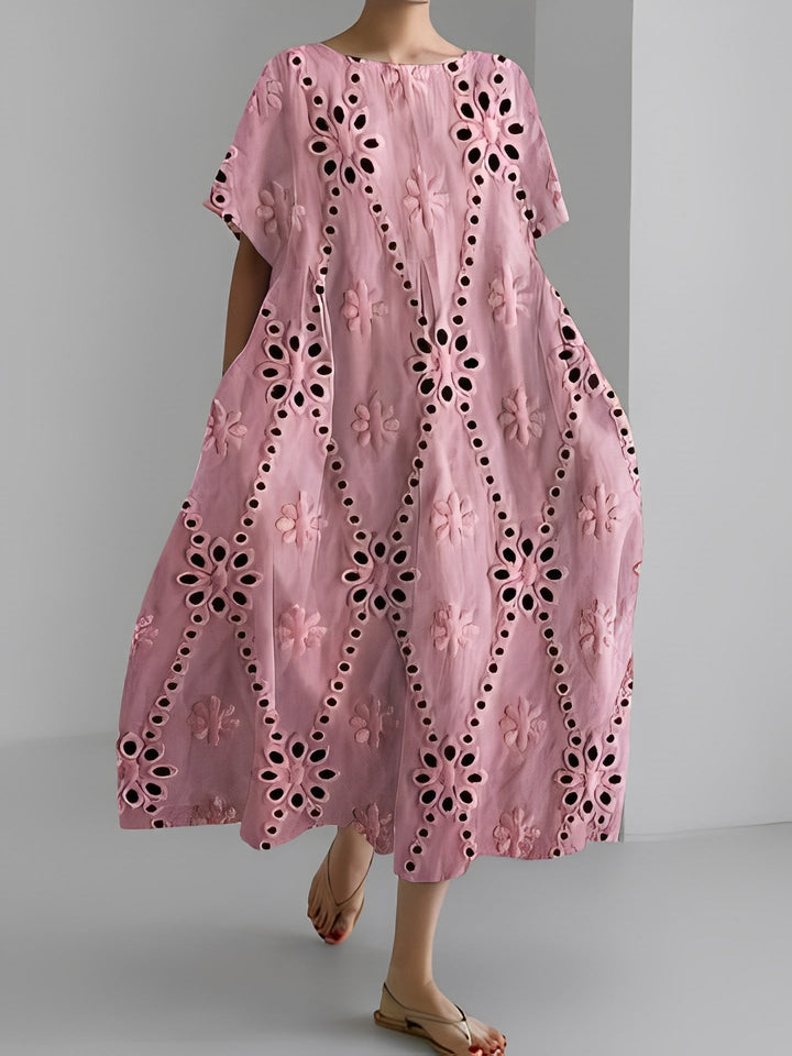 Sherry - Schickes, locker sitzendes Damenkleid mit Muster