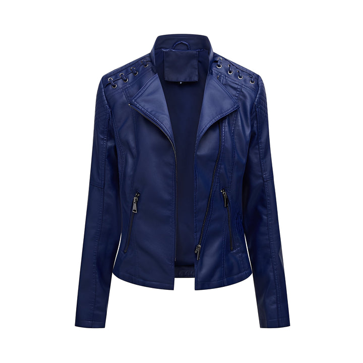 Narelle - Schicke, schmale kurze Frauenlederjacke