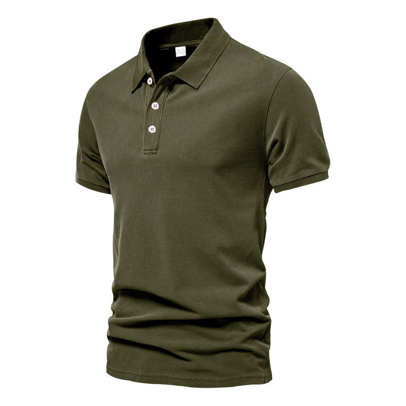 Evans - Bequemes Herren-Kurzarm-Poloshirt