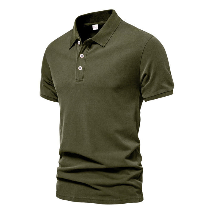 Evans - Bequemes Herren-Kurzarm-Poloshirt