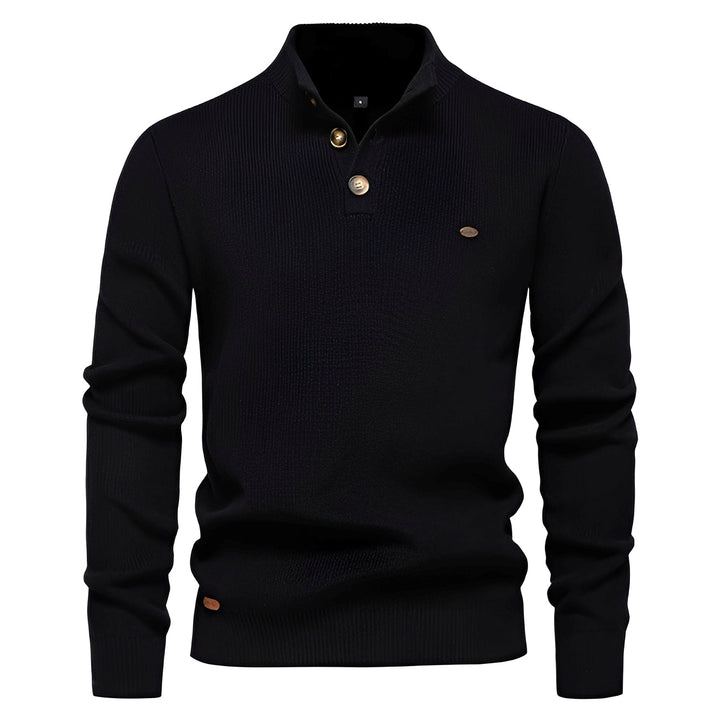 Royston - Bequemer Pullover für Herren mit Viertelreißverschluss