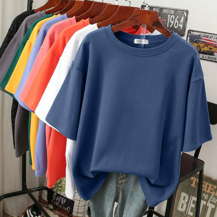Arabella - Komfortables, lockeres Damen Baumwoll-T-Shirt