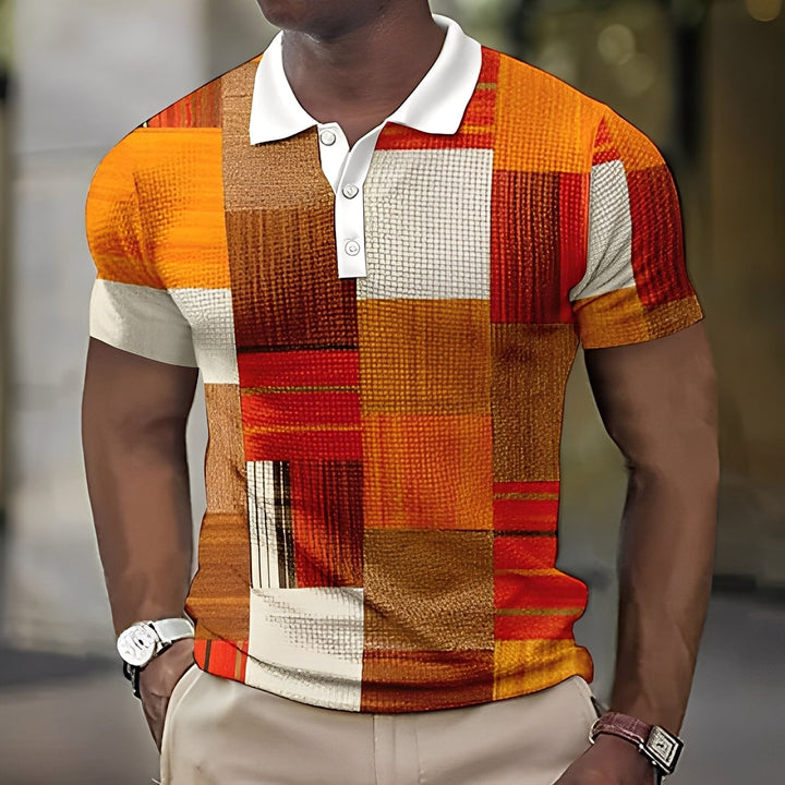 Reginald - Stilvolles buntes Poloshirt für Herren