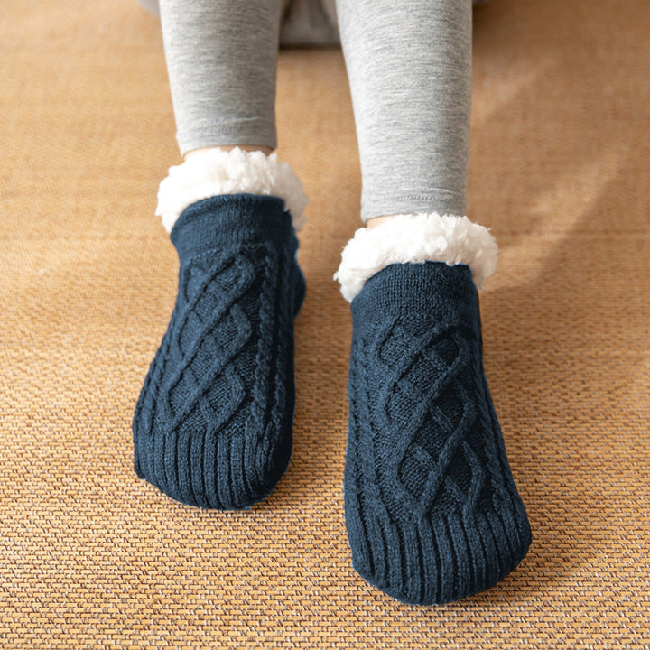 Raquel - Kuschelige, rutschfeste Damenplüschsocken für den Winter