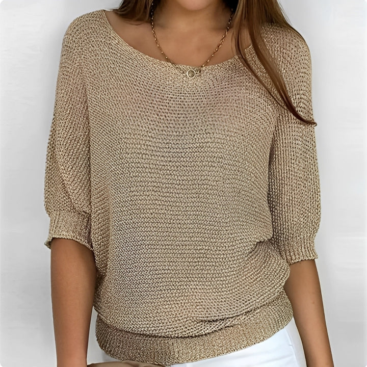 Kathleen - Bequemer, locker geschnittener Damenpullover