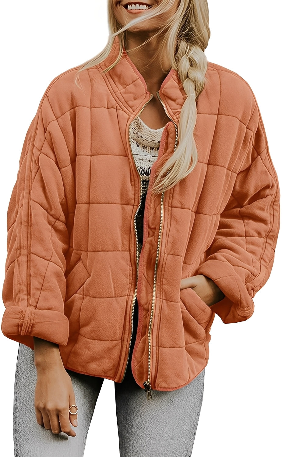 Mikaela - Warme Oversize-Jacke für Damen