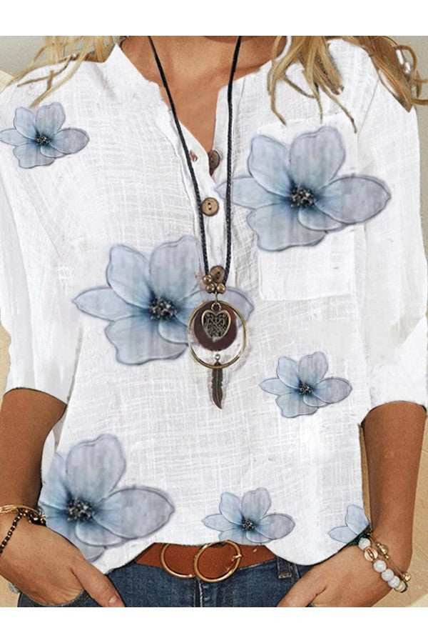 Alina – Bluse Blumenflüstern
