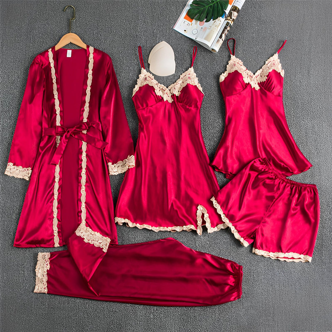 Roxy - Luxuriöses, sexy Schlafanzug-Set für Frauen