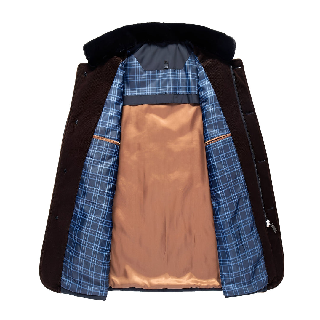 Rodney – Modische, gepolsterte Herrenjacke mit Knöpfen