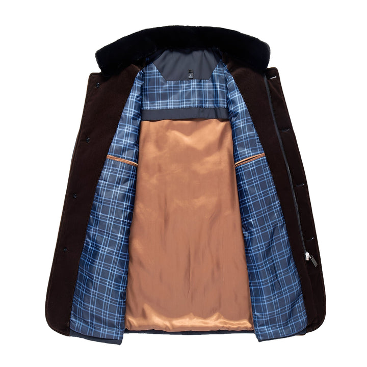 Rodney – Modische, gepolsterte Herrenjacke mit Knöpfen