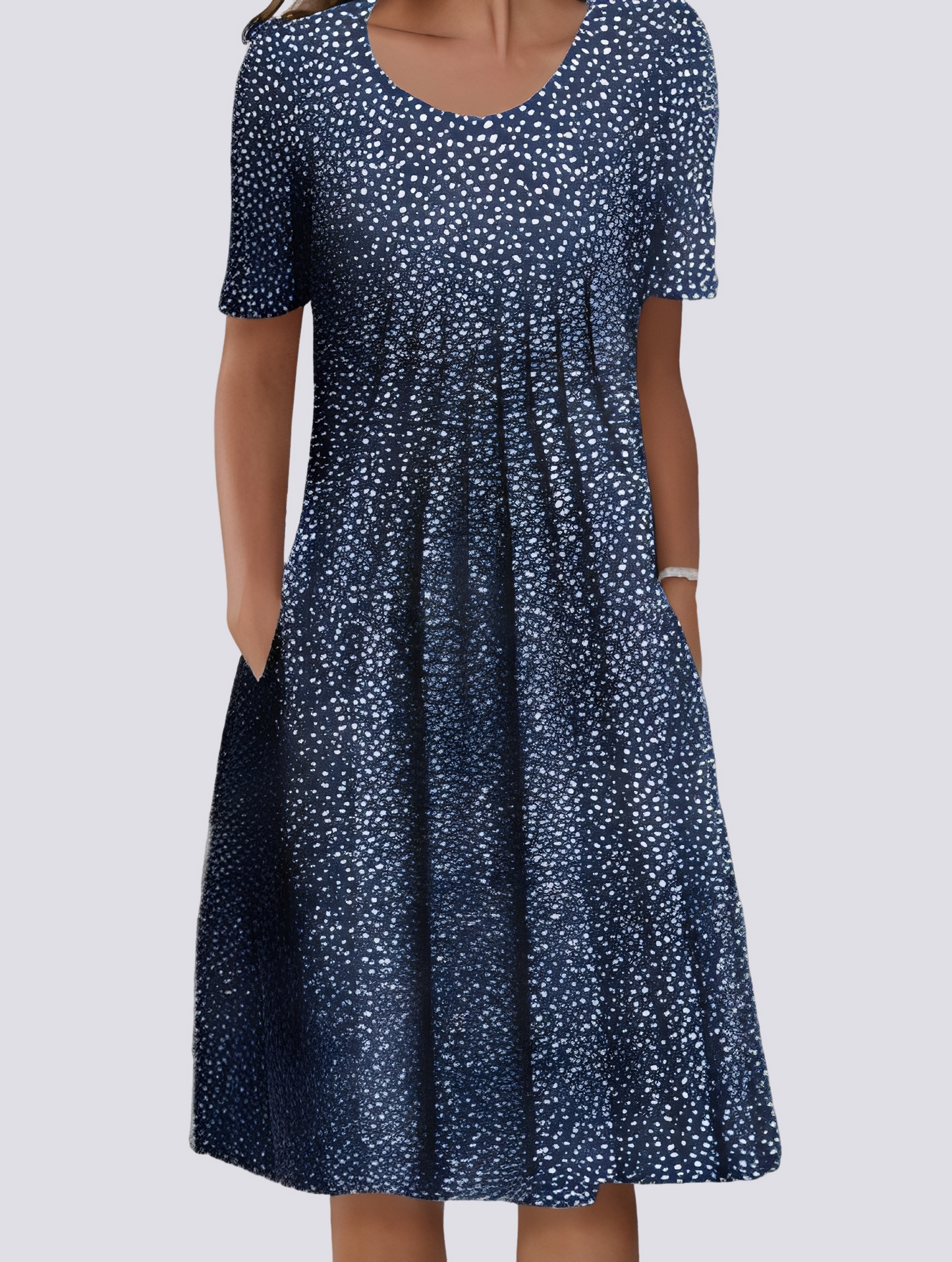 Aminah - Lockeres Kleid mit Blumenmuster für Damen