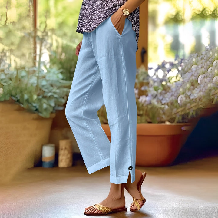 Kassia - Bequeme Sommerhose für Damen aus Leinen