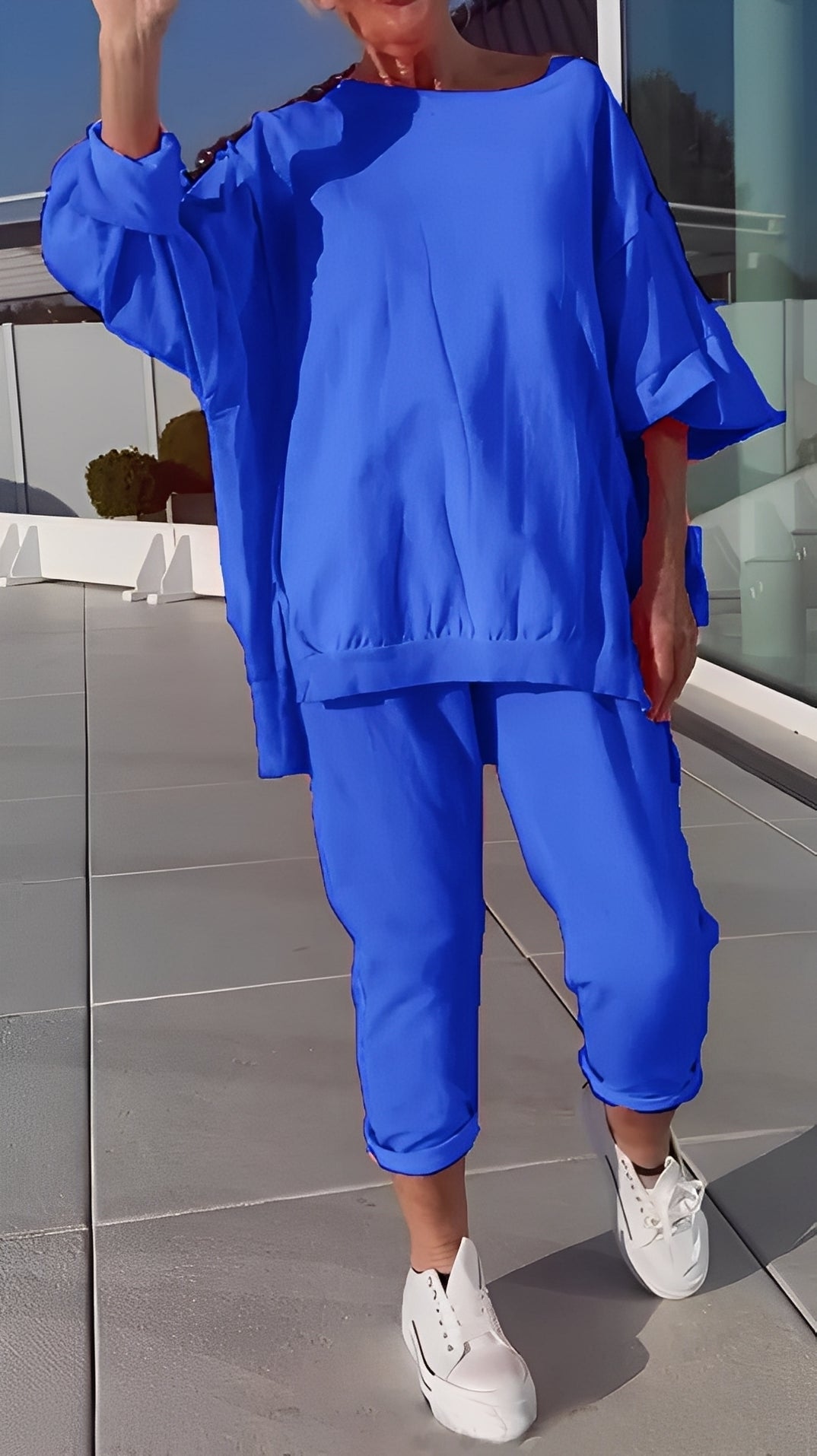 Eleanore - Lässiges Damen-Set mit lockerem Top und Hose