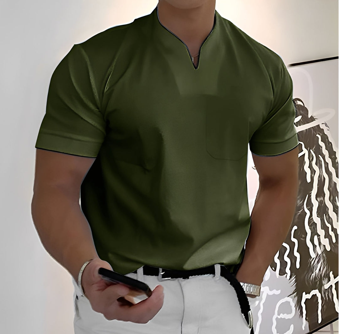 Dylan - Eng anliegendes, kurzärmeliges Herren-Businesshemd