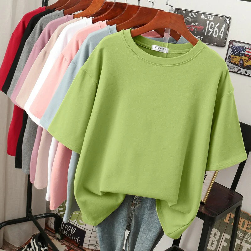 Arabella - Komfortables, lockeres Damen Baumwoll-T-Shirt