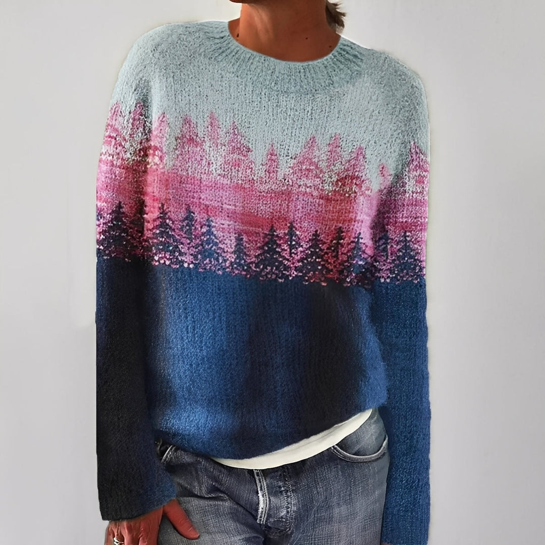 Heather - Traditioneller Damenpullover mit Design