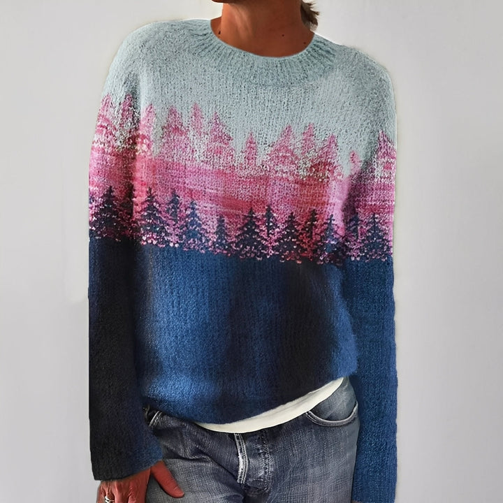 Heather - Traditioneller Damenpullover mit Design