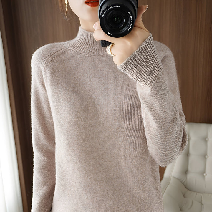 Ulyssa - Eleganter Damen-Kaschmir-Rollkragenpullover