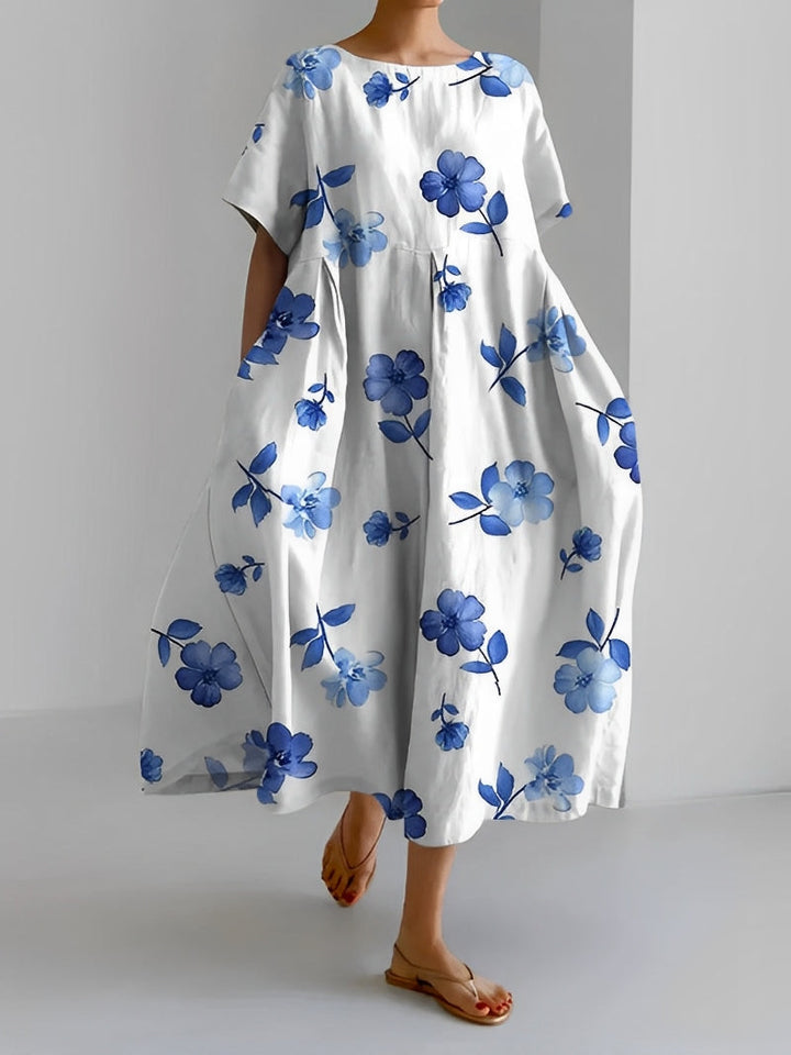 Sherry - Schickes, locker sitzendes Damenkleid mit Muster