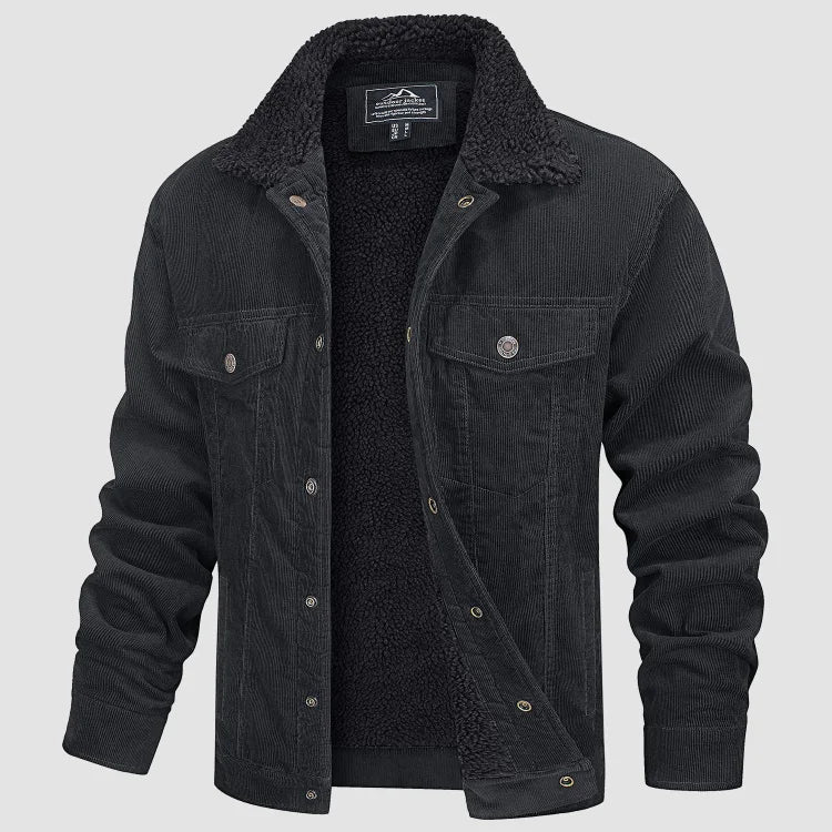 Leif - Strapazierfähige Cord-Jacke für den städtischen Look