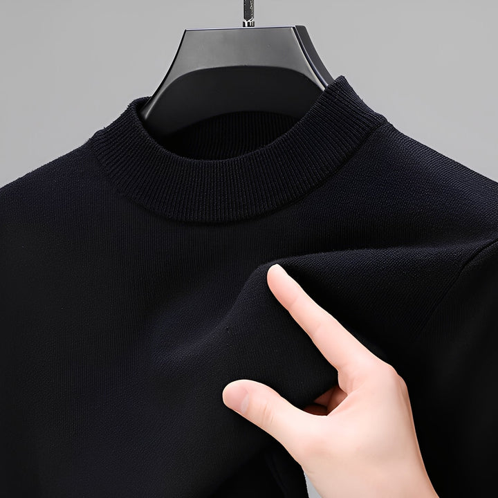 Davis - Gemütlicher Kaschmirpullover mit Saum für Herren