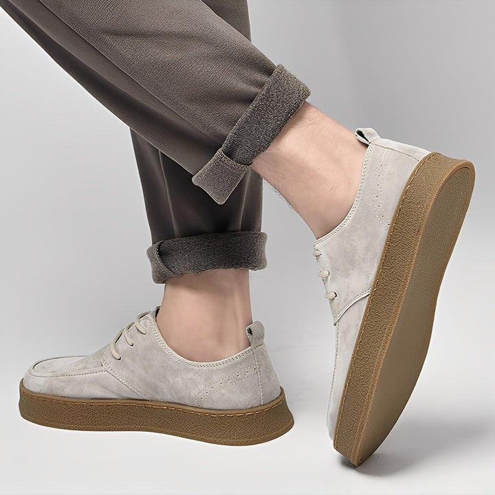 Riordan - Modische flache Wildleder-Sneaker für Herren