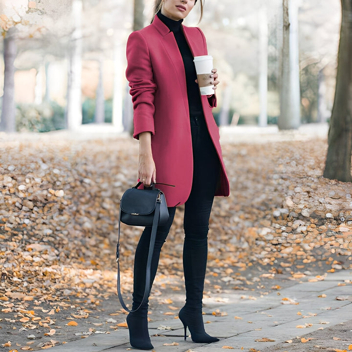 Jazmin - Bequemer, farbenfroher Wollblazer für Damen