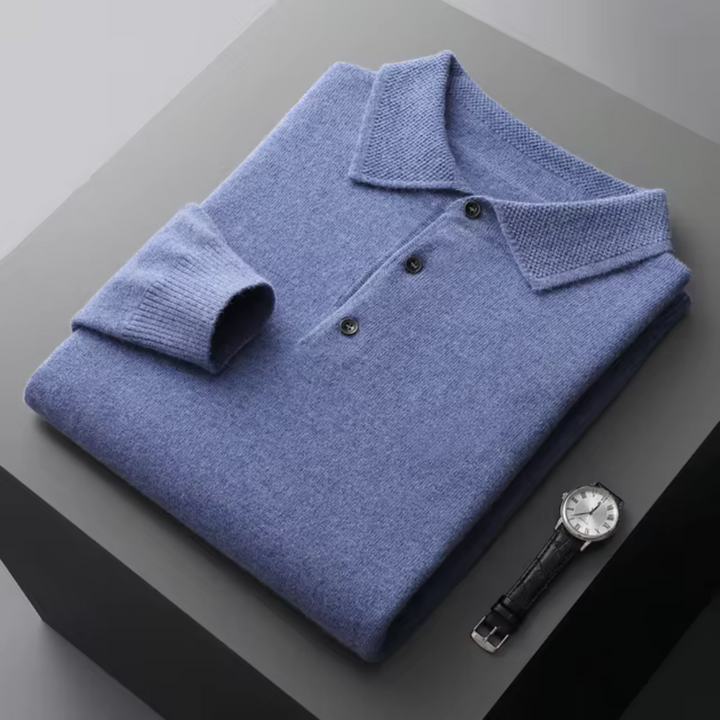 Brock - Herren-Wollpolo Schicker Strick