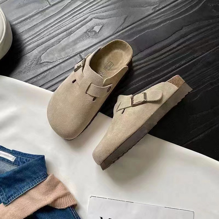 Danica - Bequeme Wildleder-Slipper für Damen