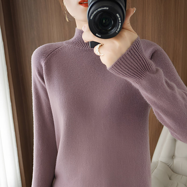 Ulyssa - Eleganter Damen-Kaschmir-Rollkragenpullover