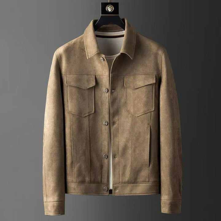 Wilbur - Traditionelle Herrenjacke aus Wildleder