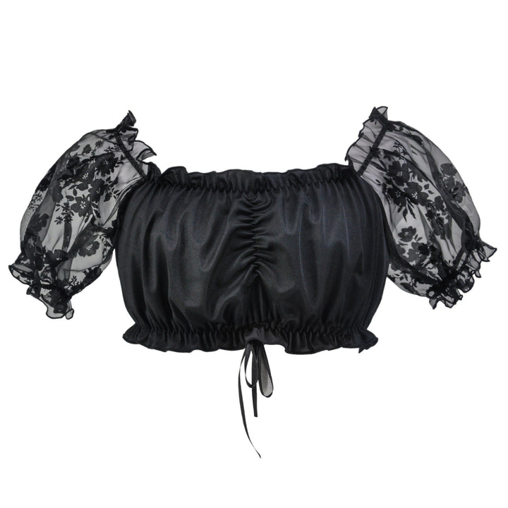 Leyla - Oktoberfest-Bluse mit kurzen Ärmeln für Damen