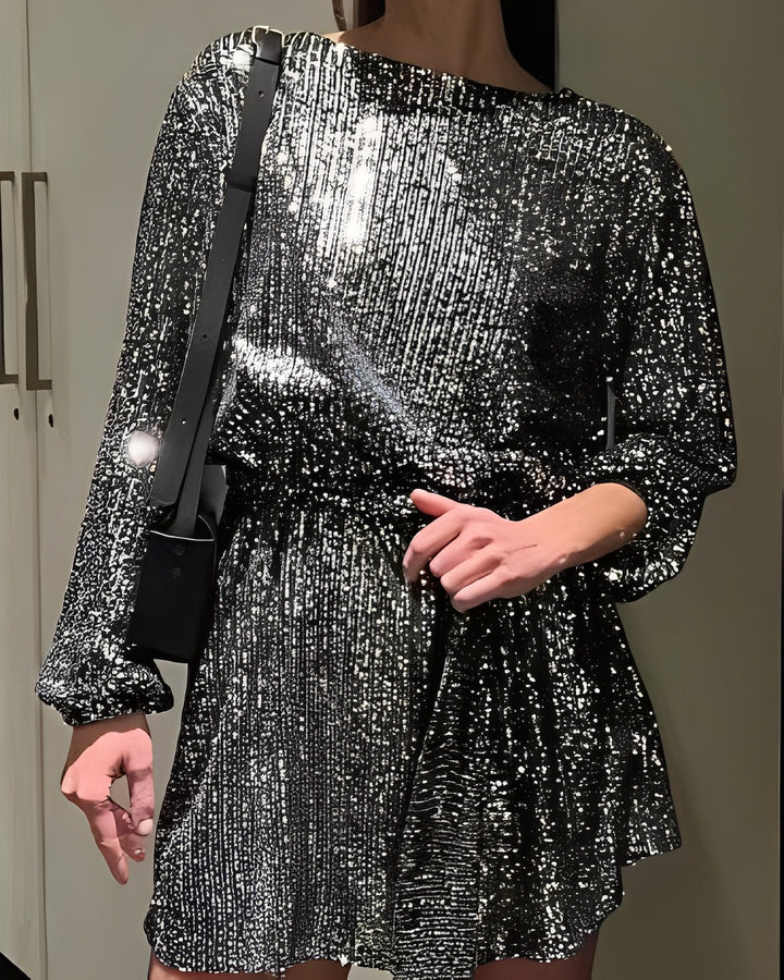 Mirabel - Glänzendes Damen-Minikleid für Partys