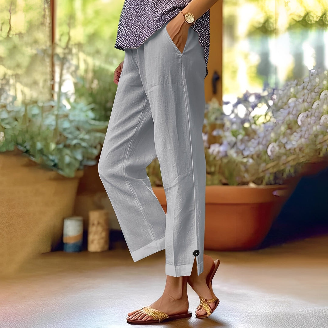 Kassia - Bequeme Sommerhose für Damen aus Leinen