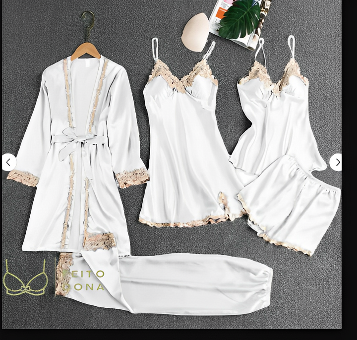 Roxy - Luxuriöses, sexy Schlafanzug-Set für Frauen