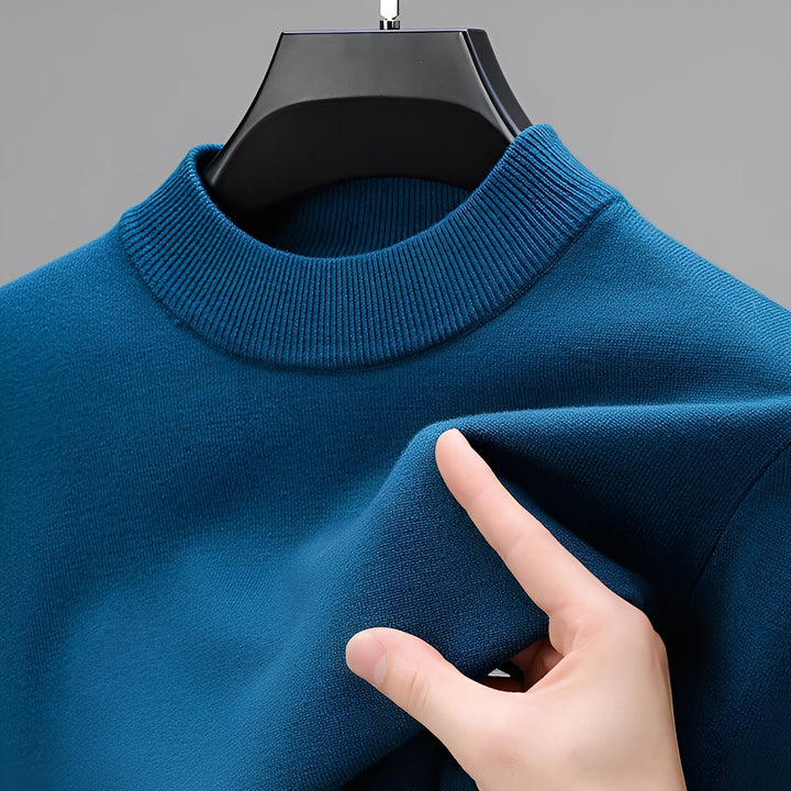 Davis - Gemütlicher Kaschmirpullover mit Saum für Herren