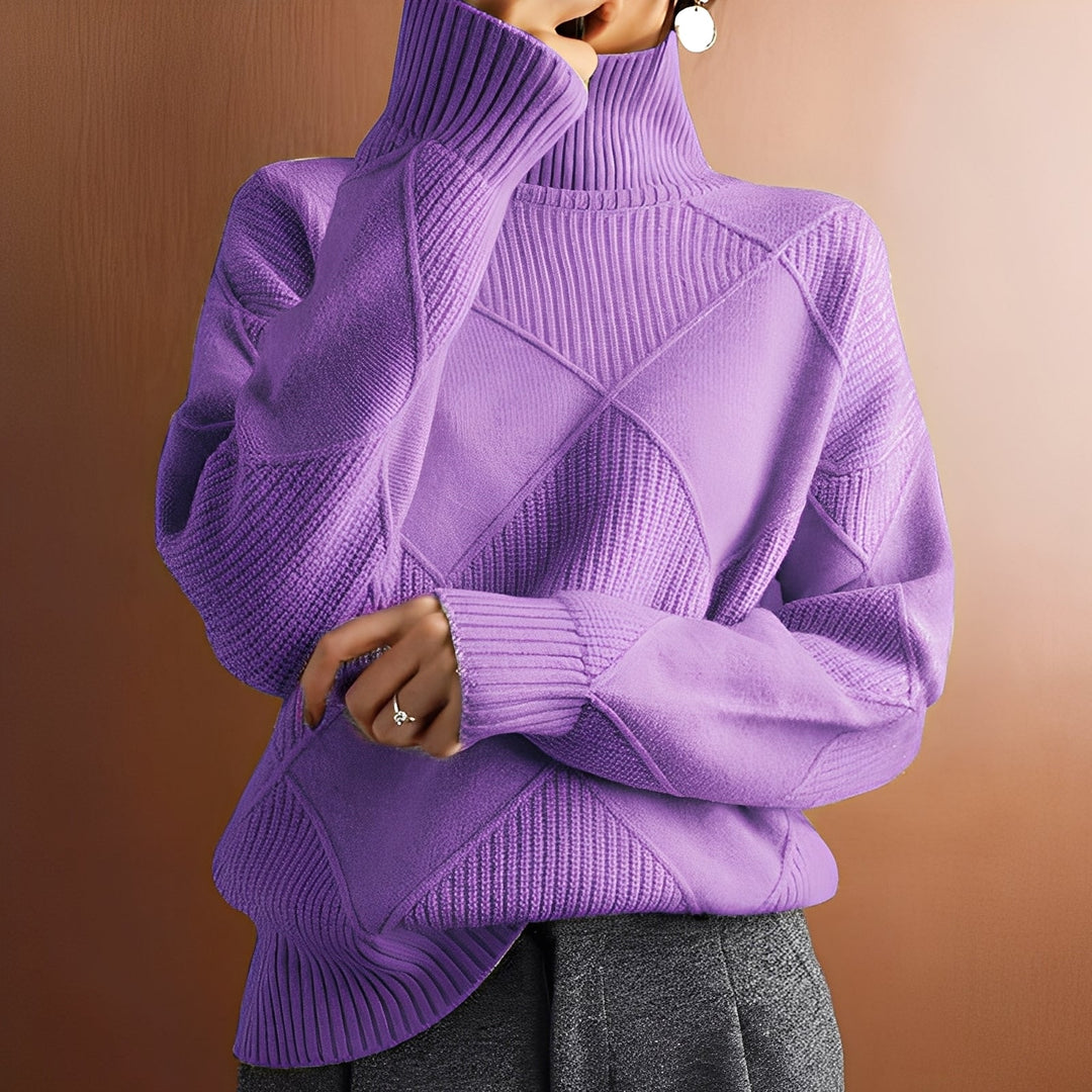 Morgan - Eleganter Damenrollkragenpullover aus Kaschmir