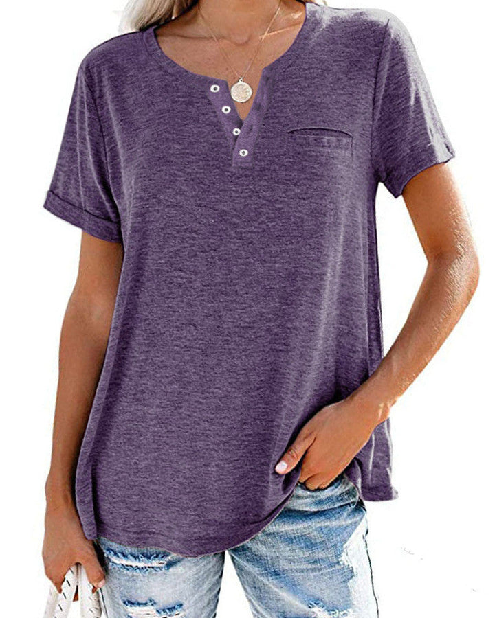 Élodie – Damen T-Shirt mit kurzen Ärmeln